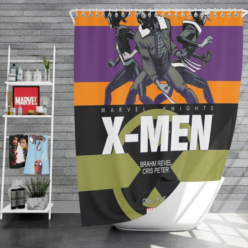 Wolverine Marvel Knights X-Men Shower Curtain