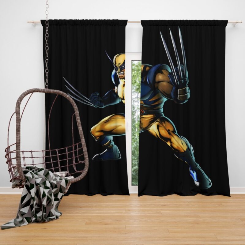 Wolverine Marvel Savage Avengers Bedroom Window Curtain