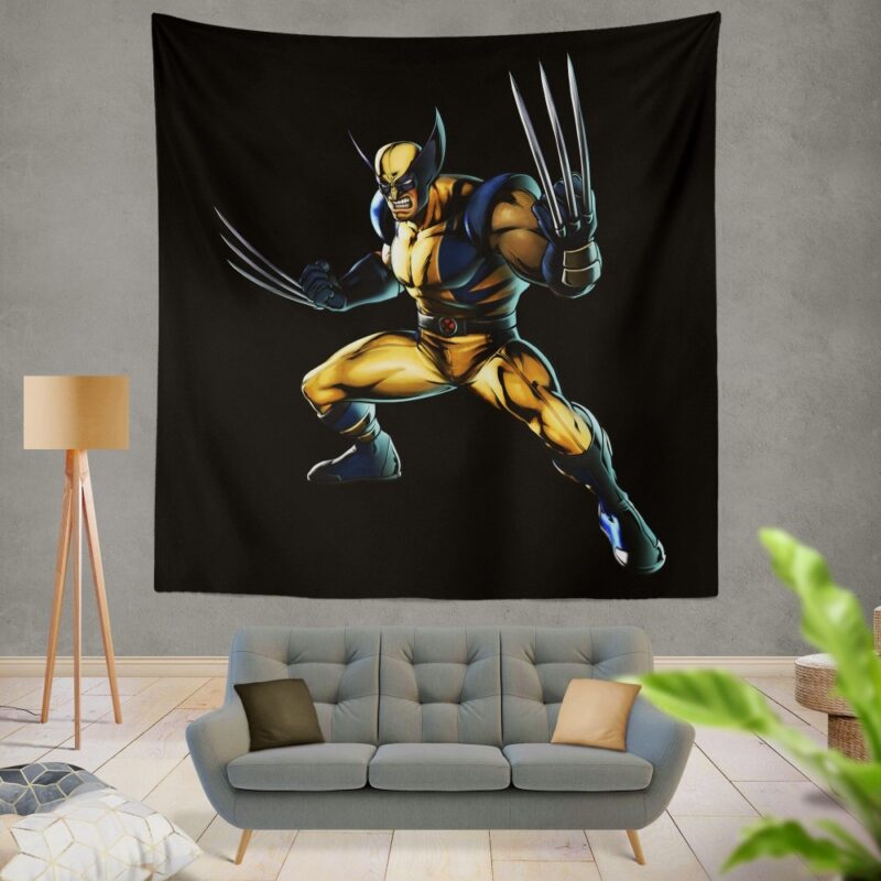 Wolverine Marvel Savage Avengers Wall Hanging Tapestry
