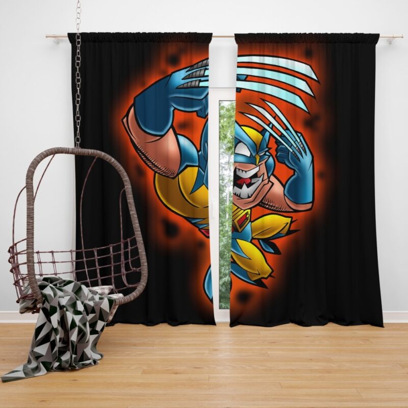 Wolverine Marvel Wolverine Comics Goes to Hell Bedroom Window Curtain
