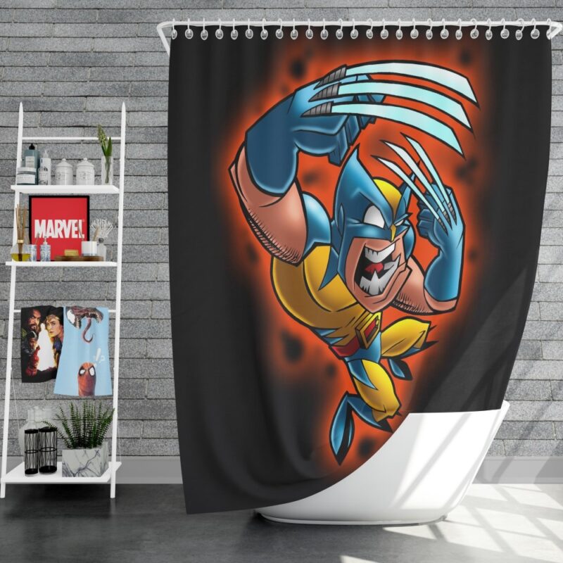 Wolverine Marvel Wolverine Comics Goes to Hell Shower Curtain