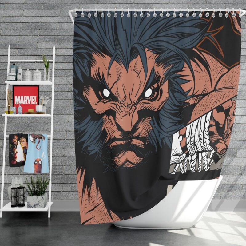 Wolverine Post mortem and legacy Shower Curtain