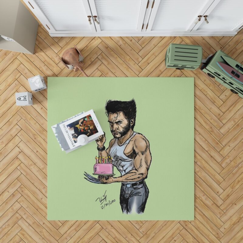 Wolverine Weapon X Marvel Comics Bedroom Living Room Floor Carpet Rug