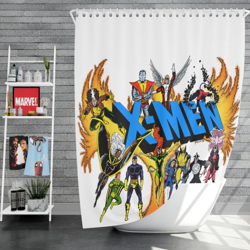Wolverine in X-Men Univerese Shower Curtain