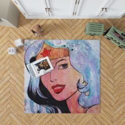 Wonder Woman Amazonian DC Comics Bedroom Living Room Floor Carpet Rug