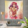 Wonder Woman Fan Art Digital Paint Wall Hanging Tapestry