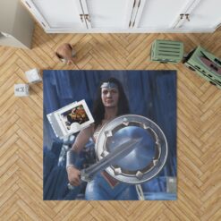 Wonder Woman Injustice 2 Video Game DC Bedroom Living Room Floor Carpet Rug