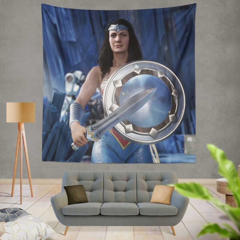 Wonder Woman Injustice 2 Video Game DC Wall Hanging Tapestry