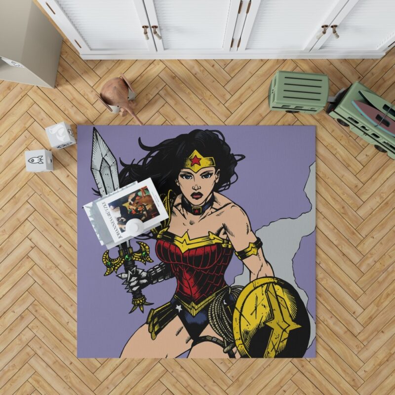 Wonder Woman Justice League DC Comics Rug