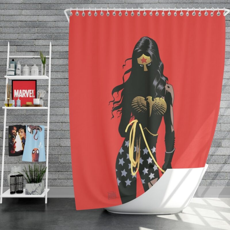 Wonder Woman Justice League Dark DC Comics Shower Curtain