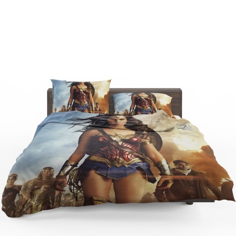 Wonder Woman Movie Gal Gadot Chris Pine Bedding Set