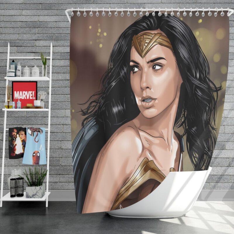 Wonder Woman Movie Themyscira DC Universe Shower Curtain