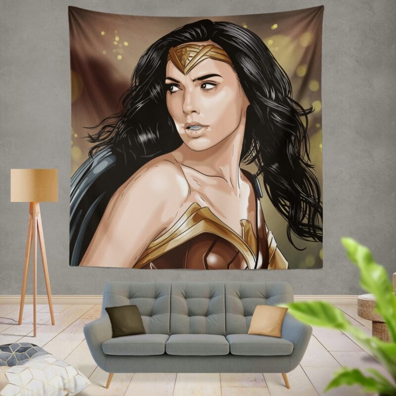 Wonder Woman Movie Themyscira DC Universe Wall Hanging Tapestry