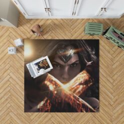 Wonder Woman in Batman v Superman Movie Bedroom Living Room Floor Carpet Rug