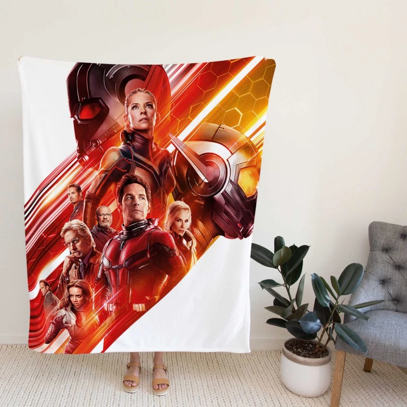 Ant-Man and the Wasp Marvel Movie Characters Fleece Blankets