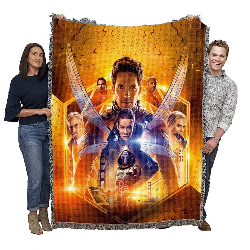 Ant-Man and the Wasp Marvel Movie Themed Woven Blankets