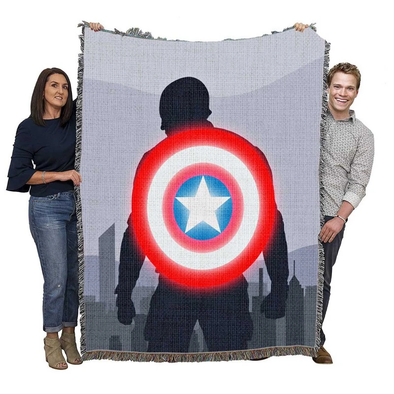Captain America II Death Too Soon Woven Blankets