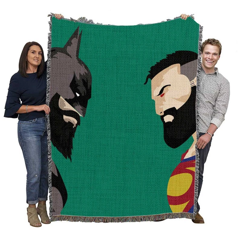 DC Comics  Batman Beard Style Woven Blankets