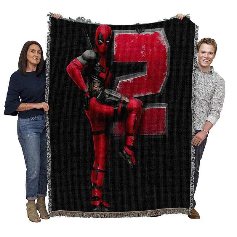 Deadpool 2 Movie Woven Blankets