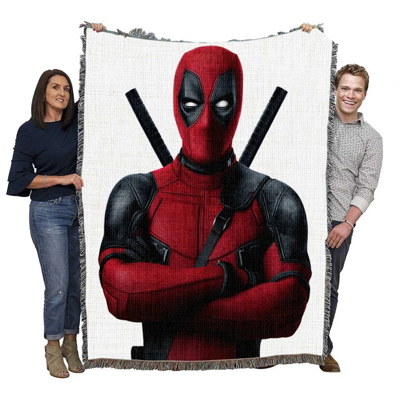 Deadpool Movie Woven Blankets