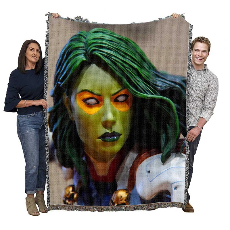 Gamora Marvel Comics Super Heroine Woven Blankets