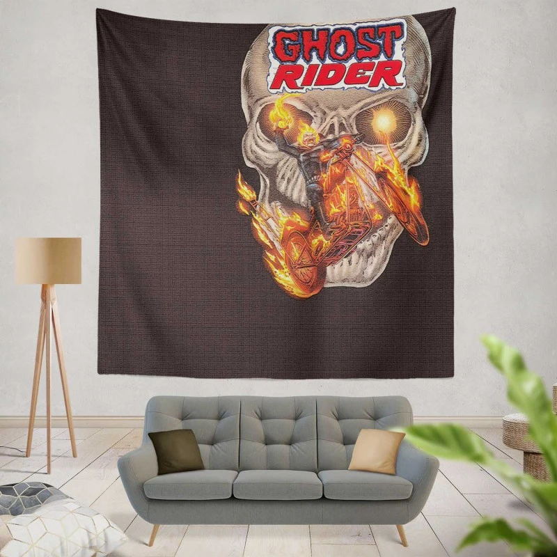 Ghost Rider Spirit Of Vengeance Wall Tapestry