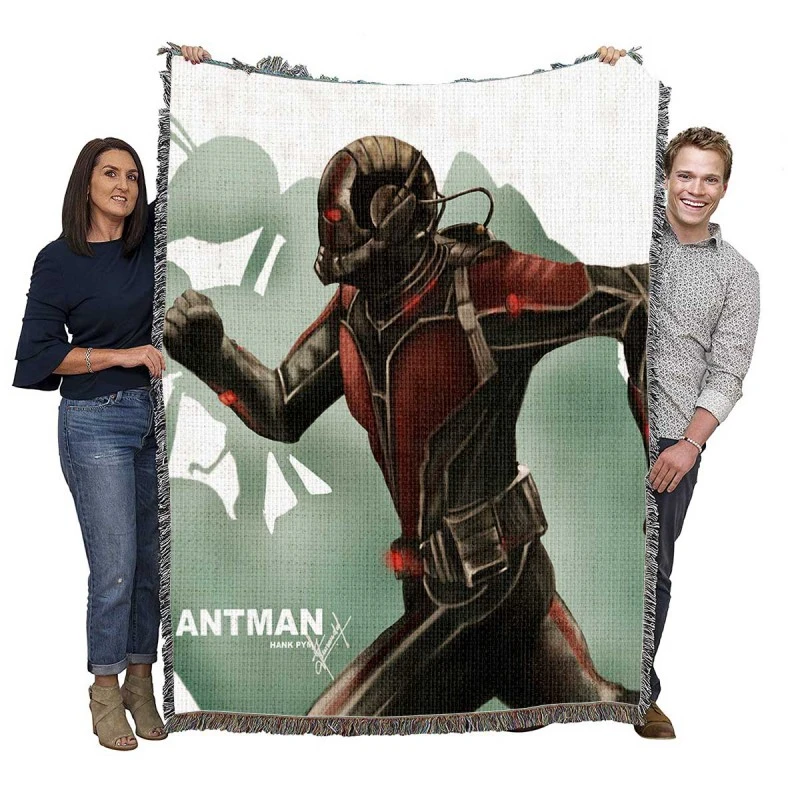 Marvel Comics Ant-Man Movie Hank Pym Woven Blankets