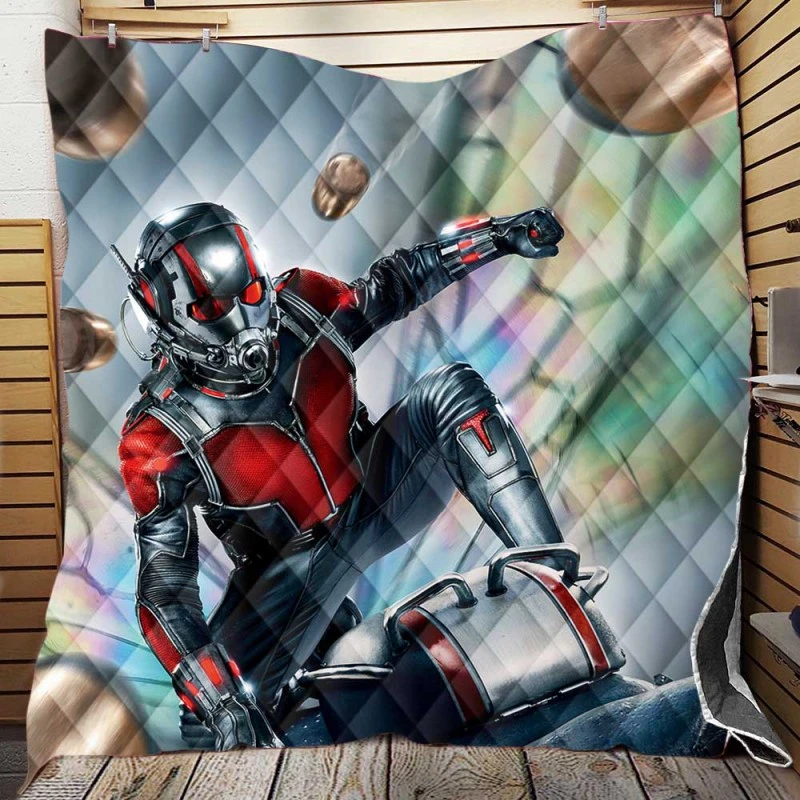 Marvel Comics Fictional SuperHero Ant-Man Quilt Blankets