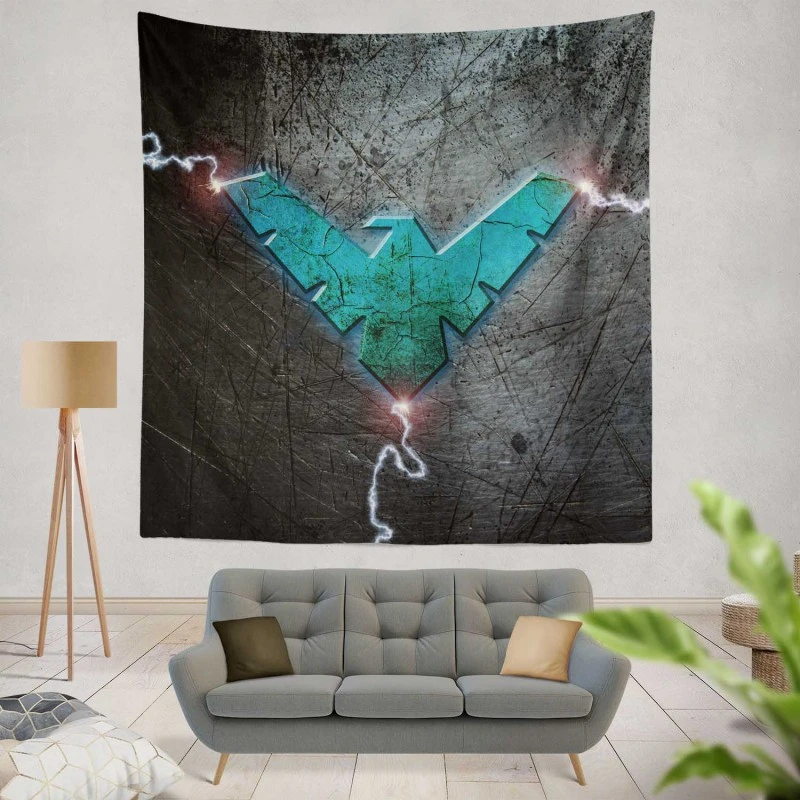 Nightwing The New Order Richard Grayson Wall Tapestry