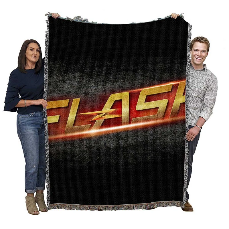 The Flash DC Comics Logo Woven Blankets