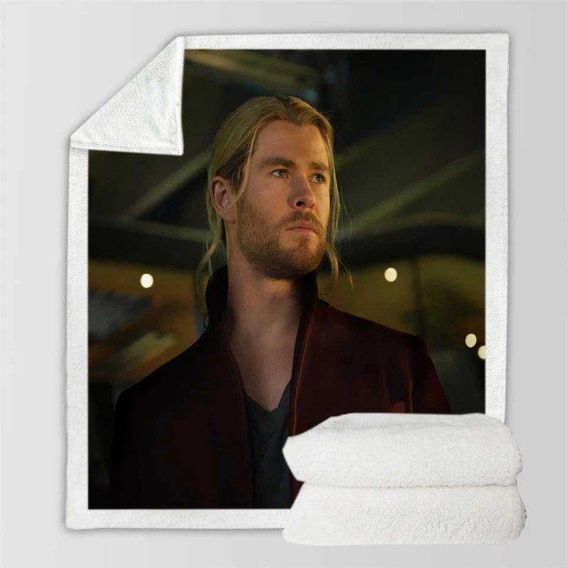 Thor Avengers Age of Ultron Movie The Avengers Chris Hemsworth Sherpa Fleece Blankets