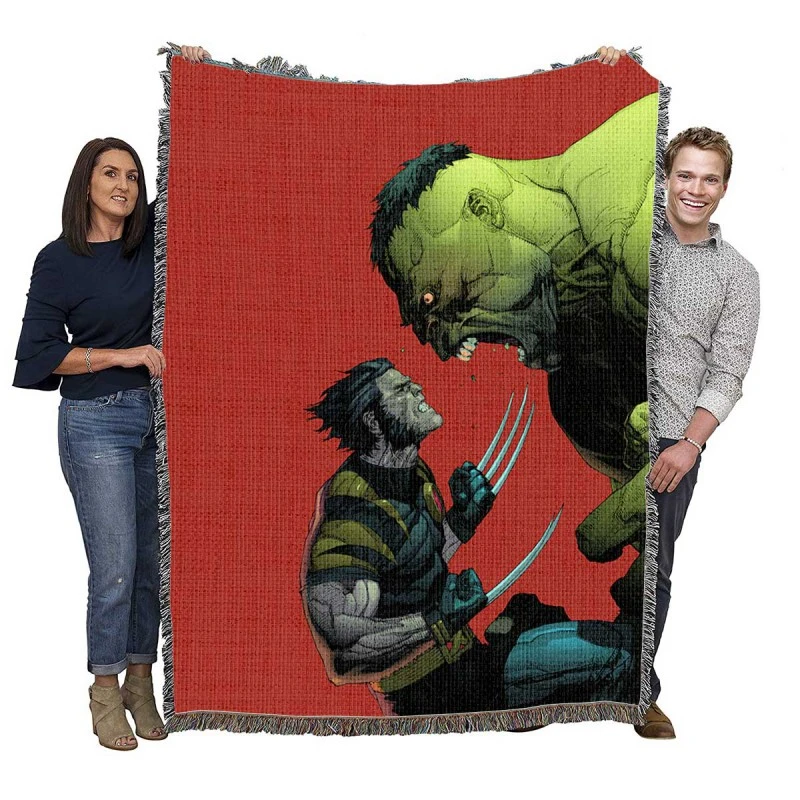 Wolverine Comics Post mortem and legacy Woven Blankets
