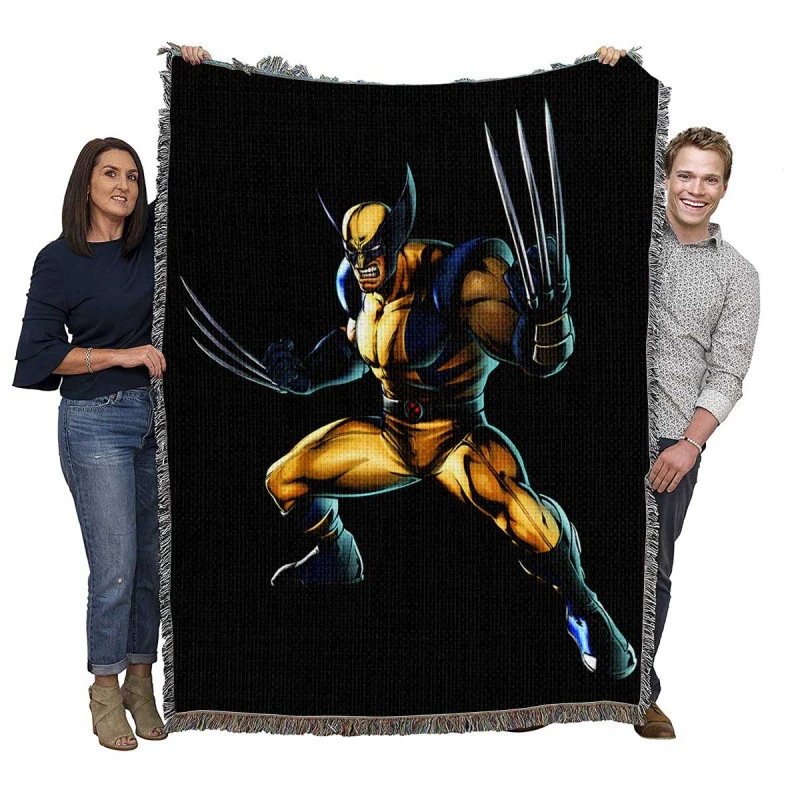 Wolverine Marvel Savage Avengers Woven Blankets