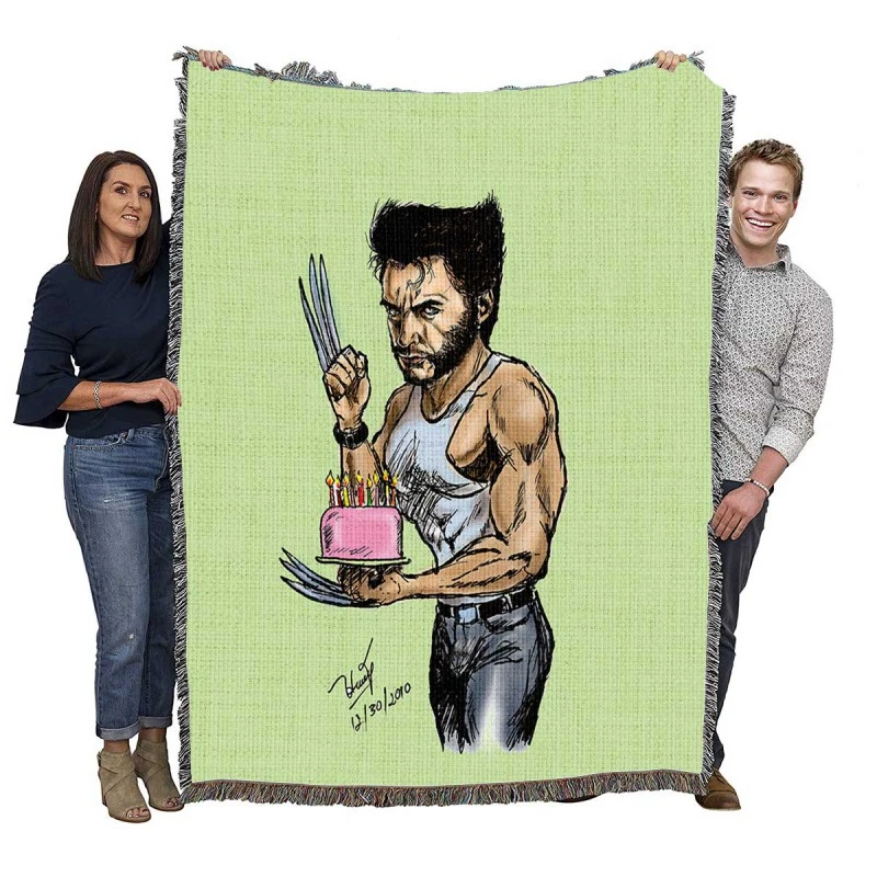 Wolverine Weapon X Marvel Comics Woven Blankets