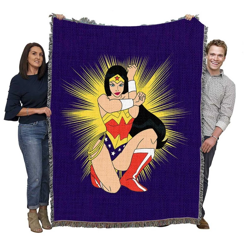 Wonder Woman Olympian DC Comics Woven Blankets