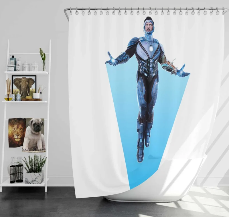 AI Art: The Iron Man Comics Shower Curtain