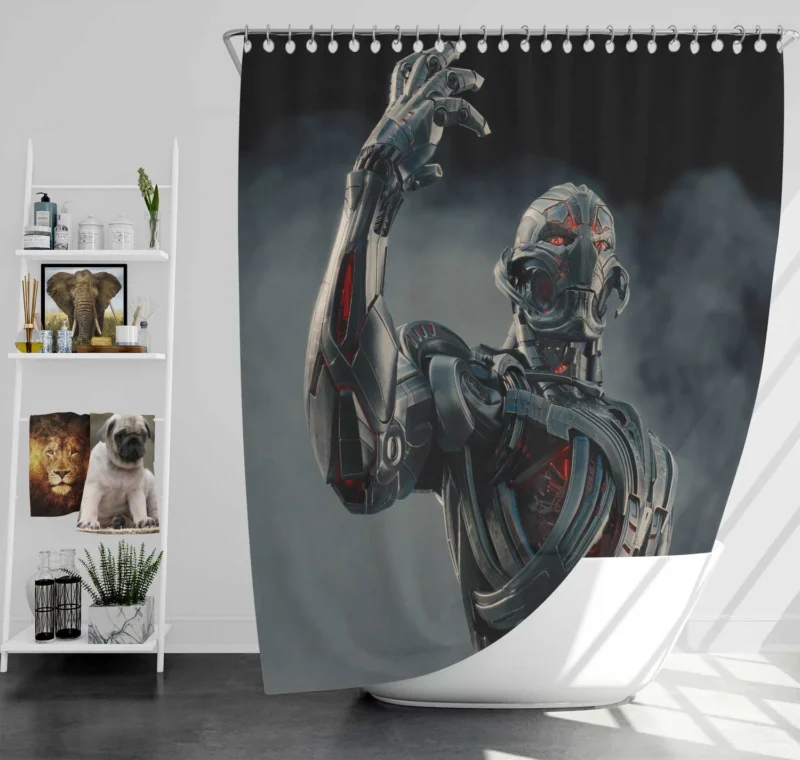 Age Of Ultron Comics: A Universe Shattered Shower Curtain