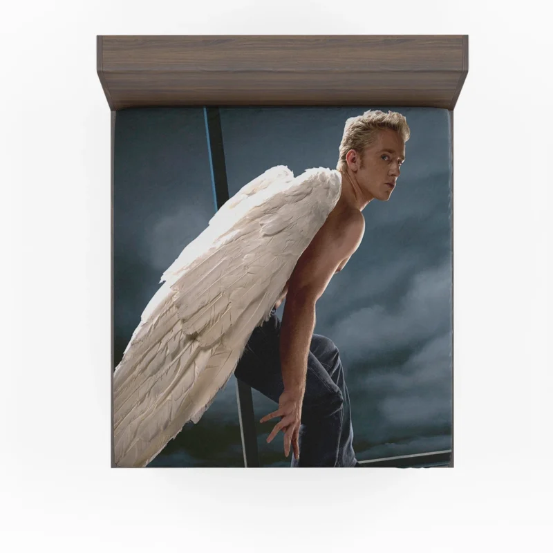 Angel in X-Men: The Last Stand: A Marvel Movie Analysis Fitted Sheet