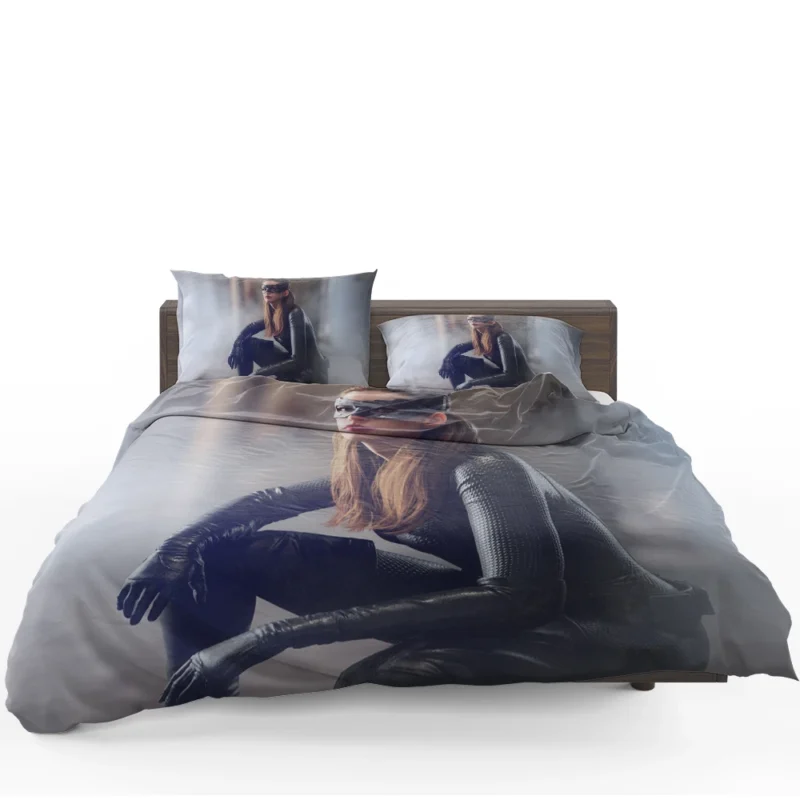 Anne Hathaway Catwoman in The Dark Knight Rises DC Bedding Set