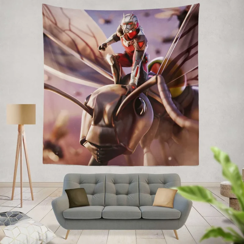 Ant-Man Joins the Battle in Fortnite  Wall Tapestry