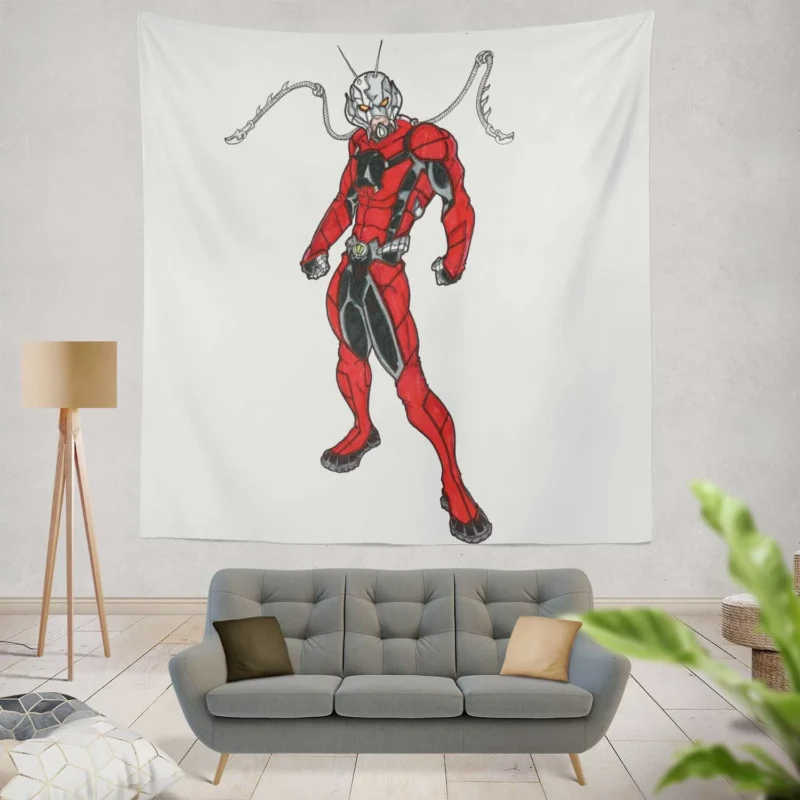 Ant-Man: Shrinking into the Marvel Comics Realm  Wall Tapestry