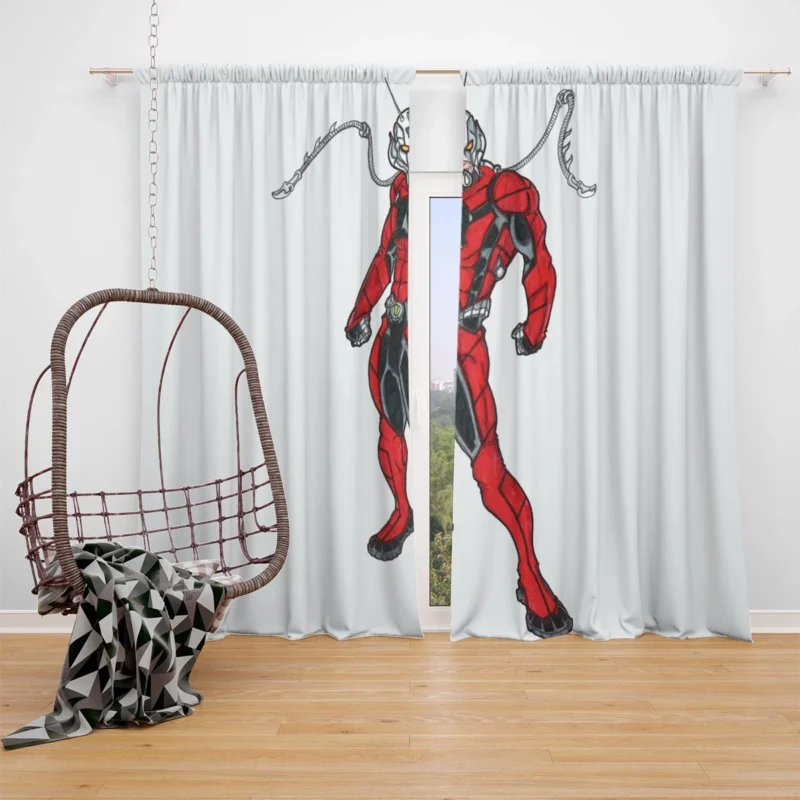 Ant-Man: Shrinking into the Marvel Comics Realm Window Curtain