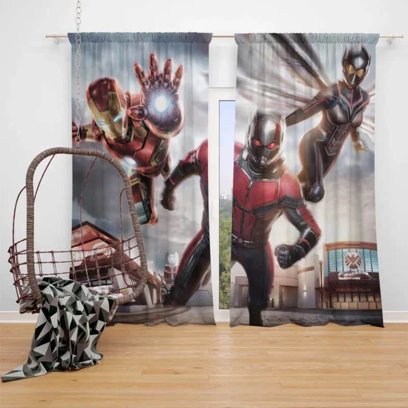 Ant-Man and The Wasp: Nano Battle at Hong Kong Disneyland Window Curtain