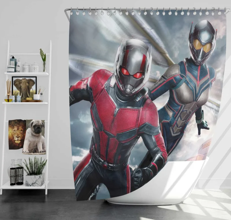 Ant-Man and the Wasp: Dynamic Duo Shower Curtain