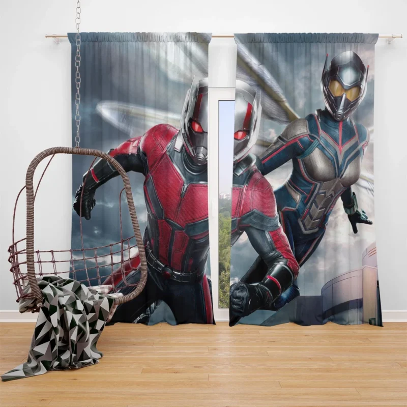 Ant-Man and the Wasp: Dynamic Duo Window Curtain
