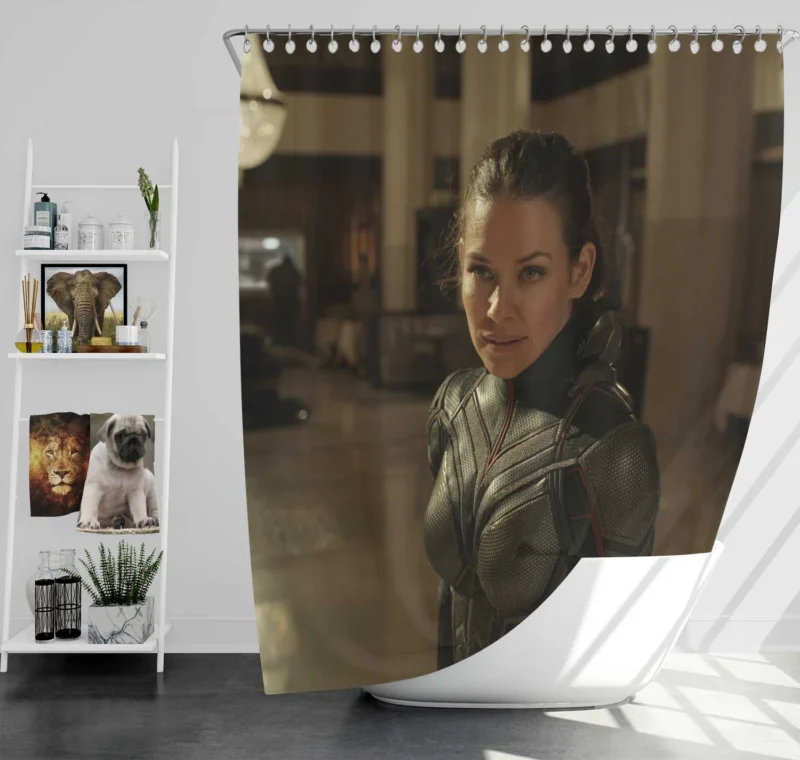 Ant-Man and the Wasp: Evangeline Lilly Superhero Role Shower Curtain