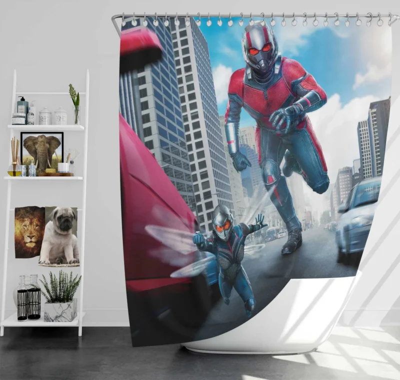 Ant-Man and the Wasp: Scott Lang and Hope Van Dyne Journey Shower Curtain