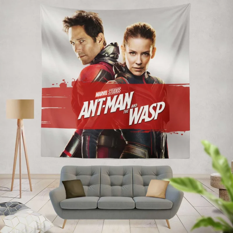 Ant-Man and the Wasp: Scott Lang and Hope Van Dyne Story  Wall Tapestry