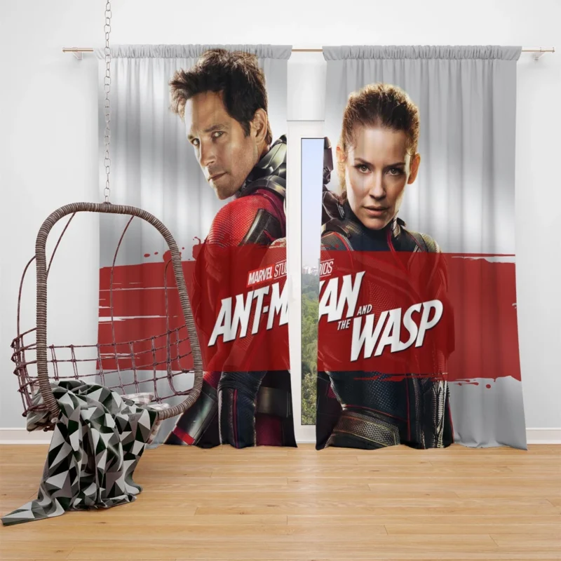 Ant-Man and the Wasp: Scott Lang and Hope Van Dyne Story Window Curtain