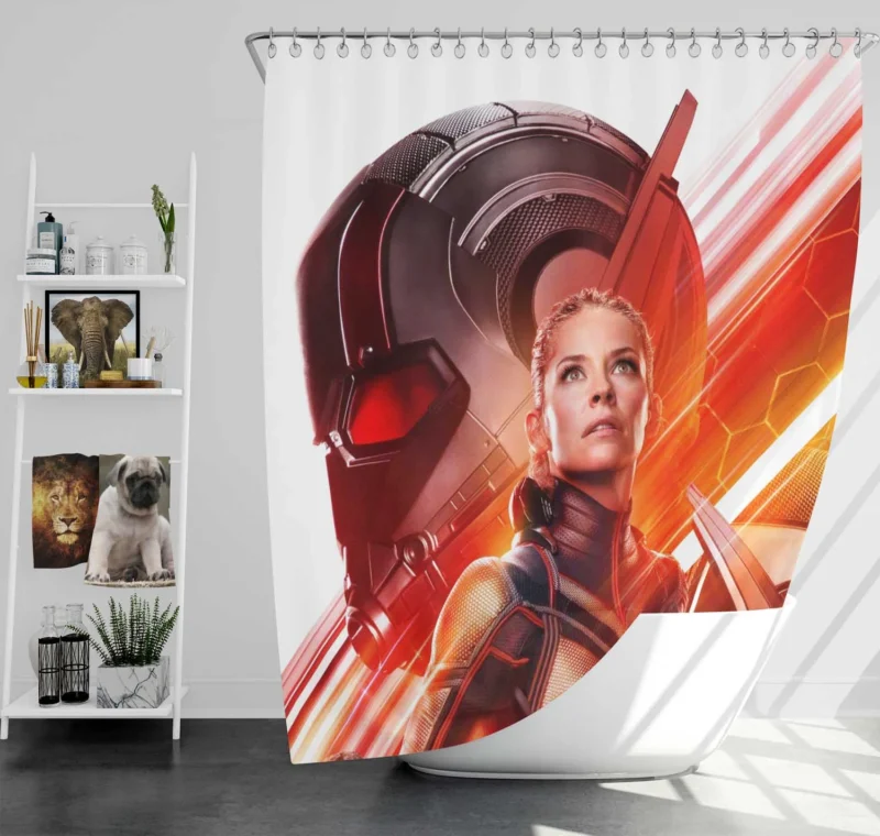 Ant-Man and the Wasp Superhero: Marvel Dynamic Duo Shower Curtain